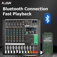 Mixer Digital Profesional 12 Kanal 99 DSP Bluetooth MP3 USB Konsol Pencampur Audio Konsol Mixer Suara