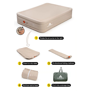 <strong>Self</strong> <strong>Inflating</strong> PVC Mattress Outdoor Hiking Inflatable <strong>Airbed</strong> with Built-in Pump and Comfort Design - Product Image 5