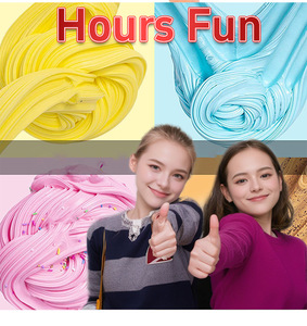 2026 New Wholesale Super Butter Slime Kit DIY Cloud Fluffy Clay With <b>Foam</b> Bubbles Charms Kids Arts <b>Crafts</b> Handmade Supply Set - Product Image 6