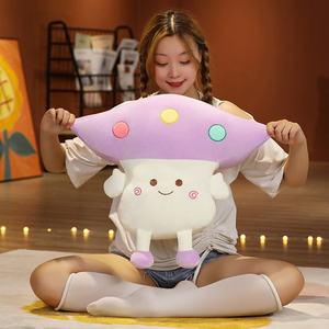 Sayuran Kawaii Lembut Boneka Plushie Bantal Jamur Mainan Mewah - Product Image 2