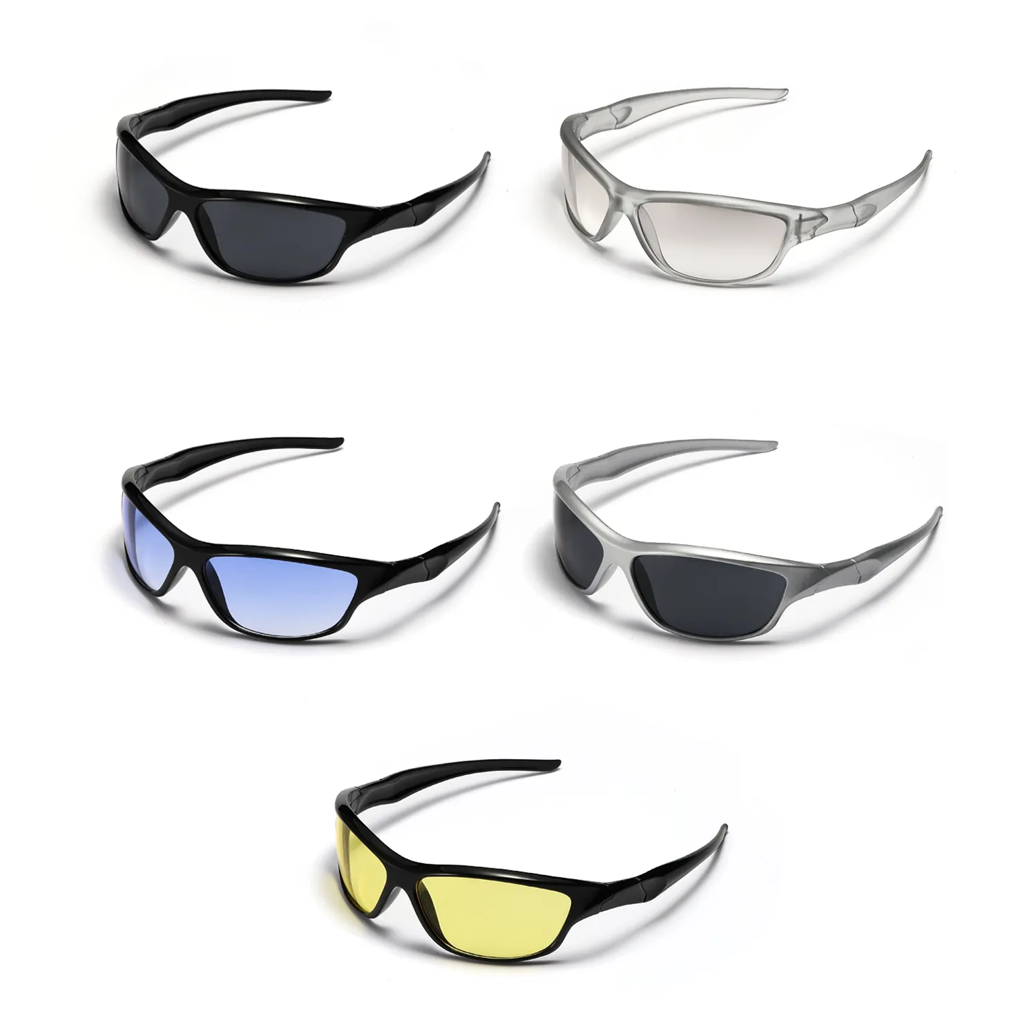 Yüksek performanslı açık spor gözlüğü koşu güneş gözlüğü kriket bisiklet gözlük