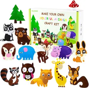 Cow Shaped Felt Animal Stickers