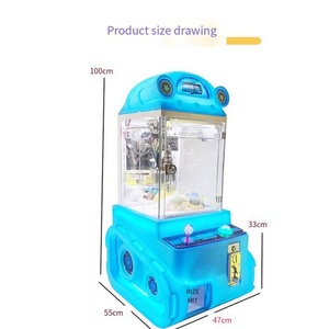 Hot Selling Small <b>Claw</b> <b>Machine</b> Coin-Operated <b>Arcade</b> Games Crane Rabbit Plush Toy Amusement for Kids with Mini Dolls - Product Image 3