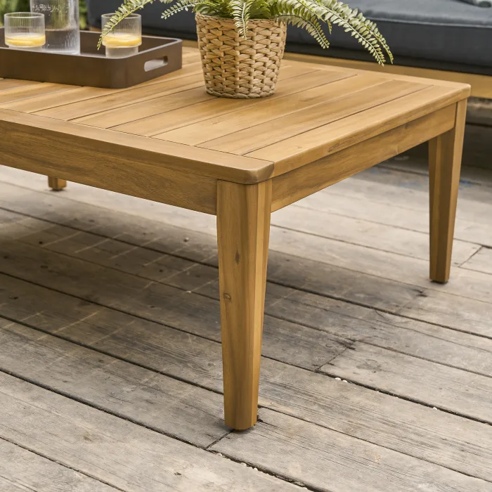 Wholesale Modern Luxury Patio Outside Design Garden Balcony Set Furniture Rectangle Side End Coffee Table