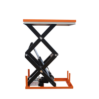 Plateforme élévatrice à ciseaux hydraulique 3 tonnes avec table de 2000x1200mm et temps de levage de 30-40 secondes pour la manutention de marchandises dans les centres logistiques
