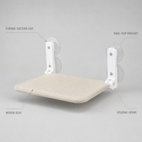 Lot de 2 perchoirs pliables pour chat à fixer sur fenêtre, hamac sans fil pour chat, lit de fenêtre sécurisé pour chat, perchoir pour chat d'intérieur, ventouse puissante