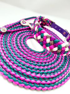 Correa de perro retráctil manos libres de 5M, correa de entrenamiento Paracord, Correa larga reflectante para perro de caza para entrenamiento de perros - Product Image 6