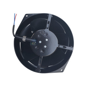 Ventilateur de refroidissement centrifuge électrique pour W2G130-AA33-01, 130 mm, 24 V CC, 0,74 A, 16 W, 3150 tr/min, roulement à billes rond, fils de connexion - Product Image 1
