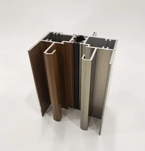 Profil Louver Aluminium Profil Aluminium Anodized untuk Pintu dan Jendela