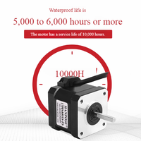 Moteur pas à pas hybride Nema 17 à couple élevé 38 mm 12 V pour l'impression 3D Moteur pas à pas efficace