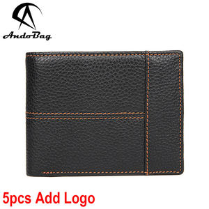 กระเป๋าสตางค์หนังวัวแท้ Andong สำหรับผู้ชาย ป้องกัน RFID  แบบหลายช่องใส่ของ ดีไซน์ย้อนยุค  กระเป๋าใส่เหรียญอเนกประสงค์ - Product Image 1