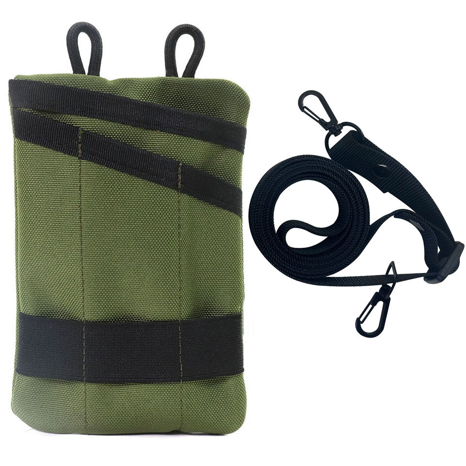 Sac de rangement extérieur pour pièces de monnaie et cartes [Vert armée]