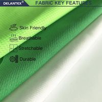 Delantex Hochwertiges 100% Polyester 3D-Stretch Leichtgewichtiges Atmungsaktives Luftnetz Kostengünstig für Kleidung Windeln Antistatisch für