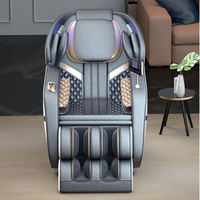 Fauteuil de massage HuangTai Luxury 8D Zero Gravity Spa 60W intelligent Tuya électrique pour tout le corps avec fonction de chauffage en cuir PU pour salon