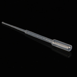 Kangzhijia Pipettes compte-gouttes en plastique Pasteur graduées jetables 1M 2M 3M 5M emballées individuellement pour usage en laboratoire - Product Image 3