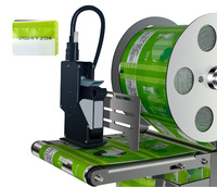 Machine d'emballage de sachets de sauce avec fonction d'impression d'étiquettes, pour emballage automatique de liquides en sachets préformés, formage, remplissage et scellage verticaux.