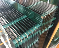 Verre trempé ESG sur mesure Jiulong 4mm-19mm, transparent, plat, super résistant, pour porte ou cloison de supermarché, extérieur, salle de sport 5