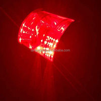 Kit d'éclairage LED rouge/vert/blanc/bicouleur en plastique et acier inoxydable pour mât latéral de bateau, avec accessoires de fixation