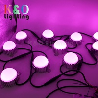 DMX Control Exterior IP65 RGBW Led Pixel Point Luces Navidad Vacaciones Cambiable Emitido Color