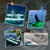Spatium Haute Qualité Pédalo Vente Hélice Pédale Bateaux Gonflable Flotteur Bateau Cycle 1 Personne Mer Vélo Eau Vélo pour Adultes