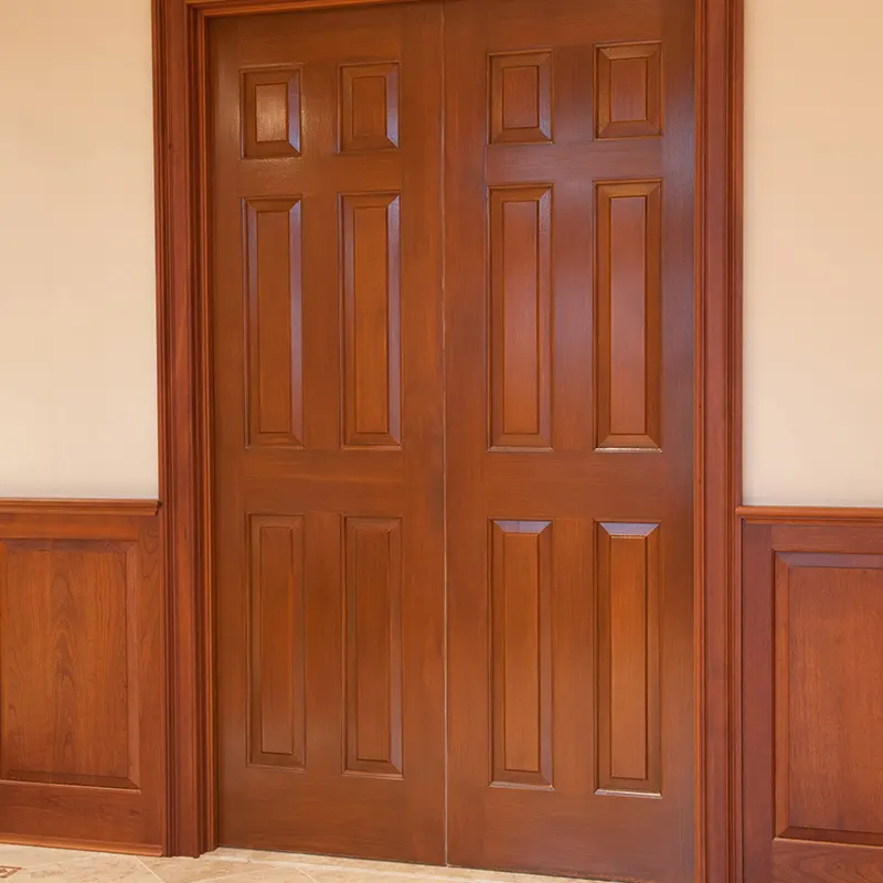 Customizable Solid Wood Doors for Modern Aesthetic Designs