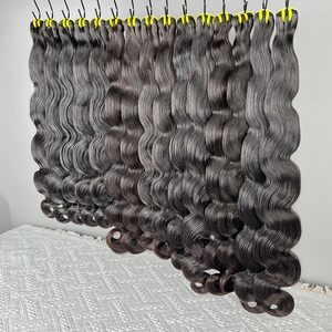 Đôi rút ra cambodian tóc thô bó Nhà cung cấp bán buôn chưa qua chế biến Trinh Nữ lớp biểu bì phù hợp tóc cơ thể sóng con người phần mở rộng tóc - Product Image 3