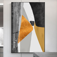 Œuvre d'art moderne pour l'hôtellerie, peinture à l'huile texturée de style abstrait, faite à la main, sur toile, nouveau design, pour hôtel, bureau