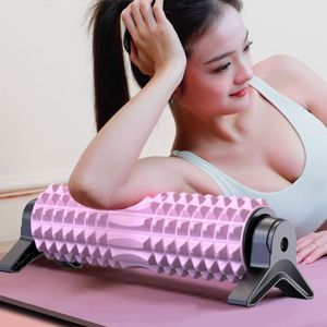 Rodillo de Masaje en Forma de Media Luna con Soporte Triangular para Relajación Muscular y Ejercicio, Equipo de Ejercicio Premium - Product Image 1