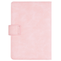 Design personnalisé Porte-cartes bloquant RFID Style vintage Faux cuir PU Couverture de passeport Portefeuille avec logo pour documents de voyage