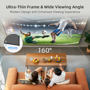 Proyector <span class=keywords><strong>de</strong></span> pantalla <span class=keywords><strong>de</strong></span> <span class=keywords><strong>cine</strong></span> NP Classic PET Crystal 4K 120 pulgadas Clr Alr Proyector ultra corto para pantalla <span class=keywords><strong>de</strong></span> marco fijo - Product Image 2
