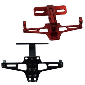 Accessoires de Modification de <span class=keywords><strong>Moto</strong></span> Support de <span class=keywords><strong>Plaque</strong></span> d'Immatriculation Rétractable en Alliage d'Aluminium CNC avec Lumière LED - Product Image 3