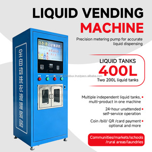 Distributeur automatique de lessive YISO, acier thermolaqué bleu, unité de distribution à écran tactile, options de paiement multiples - Product Image 5