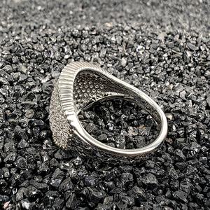 Женское кольцо в стиле хип-хоп из серебра 925 пробы - Product Image 6