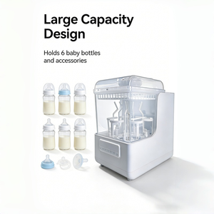 เครื่องล้างและอบขวดอเนกประสงค์ โรงงานขายส่งโดยตรง ทำความสะอาดรวดเร็ว เครื่องล้างขวดนมเด็ก - Product Image 4