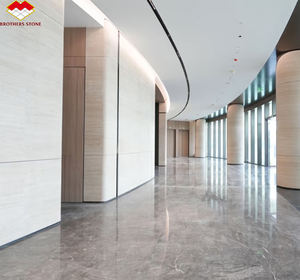 Losa <span class=keywords><strong>de</strong></span> travertino pulida moderna italiana <span class=keywords><strong>de</strong></span> fábrica, mármol travertino romano Natural para revestimiento <span class=keywords><strong>de</strong></span> paredes, diseño <span class=keywords><strong>de</strong></span> pisos - Product Image 6