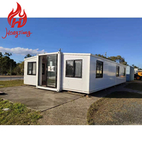 Maison préfabriquée en acier pliable et extensible, petite maison préfabriquée, prête à être expédiée, pour habitation, bureau, logement temporaire