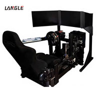 Simulateur de course à bon prix, cadre de jeu de conduite en profilé aluminium 3060, version de base, cockpit de course à entraînement direct