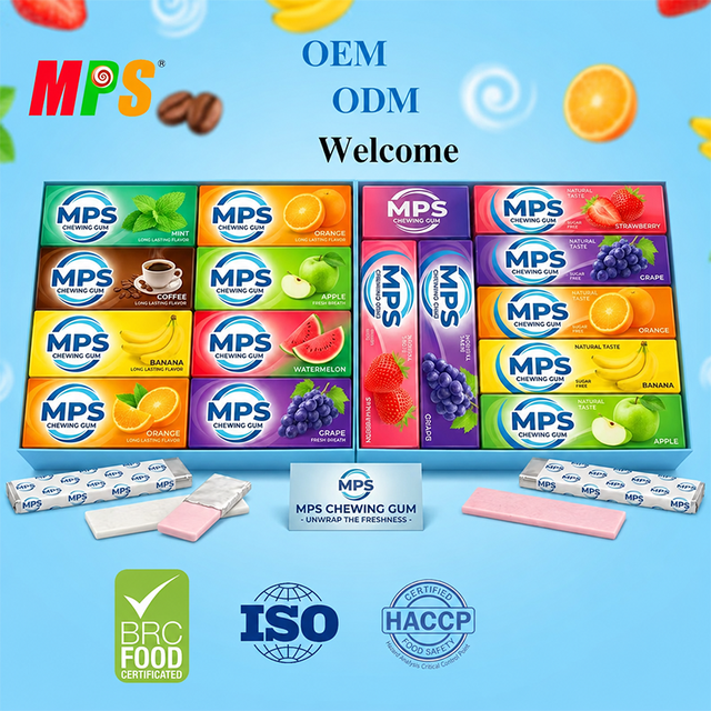 EU-Market Ready Fruity Chewing Gum High-Turnover Formula for Global Brands (OEM/ODM)