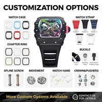 Montres de sport de luxe légères pour hommes Montres mécaniques automatiques ultra-légères Montres pour hommes tendance d'affair