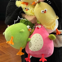 Groothandel Schattige Fruit Kip Pluche Speelgoed |   Grappig kippenvlees-knuffeldier in de vorm van een drumstick |   Superzachte stressverlichtende knuffelpop als cadeau