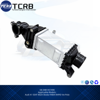 TCRB Turboaufgeladener Ladeluftkühler 04B145749K für Audi A1 SEAT IBIZA Skoda FABIA RAPID VW Polo