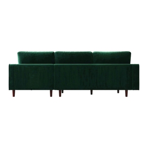 Diskon besar pabrik mebel set <span class=keywords><strong>sofa</strong></span> ruang tamu <span class=keywords><strong>sofa</strong></span> hijau zaitun kain beludru l <span class=keywords><strong>sofa</strong></span> modern - Product Image 3