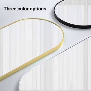 Décoration d'intérieur tendance, grand miroir mural sur pied, meuble de salon personnalisé, miroir de corps entier monté au mur - Product Image 6