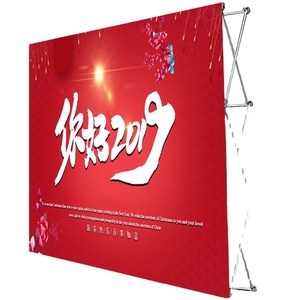 Xách tay 8 ft triển lãm thương mại căng thẳng vải <span class=keywords><strong>Pop</strong></span> Up đứng <span class=keywords><strong>EXPO</strong></span> triển lãm Backdrop đứng cho quảng cáo - Product Image 2