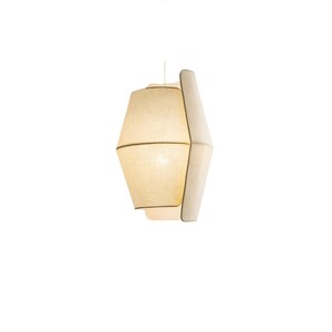 Lámpara colgante moderna de forma ovalada, tela blanca, LED E27, cabezal único, para dormitorio, estudio, cafetería - Product Image 5