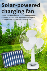 12-inch sạc DC năng lượng mặt trời bảng năng lượng <span class=keywords><strong>fan</strong></span> với đèn nhựa điều khiển bằng tay Bảng điều khiển kỹ thuật số cho nguồn năng lượng pin - Product Image 5