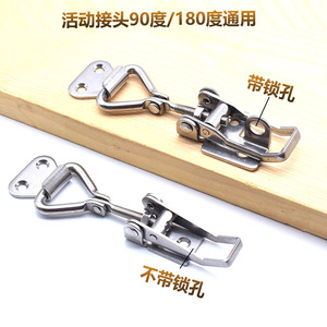 304 Stainless Steel Adjustable Toggle Clamp 90 Degree Vertical Locking Clip Hook and Loop <b>Fastener</b> - Product Image 5