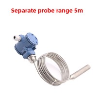 High Temperature 304 Stainless Steel Armored Level Transmitter 4-20mA Output for Gasoline Diesel Soybean Oil and Water