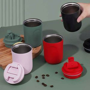 Tasse à café isotherme élégante en acier inoxydable 220ML/380ML avec couvercle réutilisable – Cadeau idéal – Meilleures ventes - Product Image 6