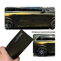 Film de protection extensible pour carrosserie de voiture Difol Full-car PET Metallic Eclipse Gold avec garantie de 2 ans